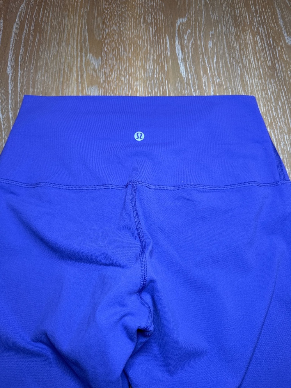 Lululemon Cropped Align Fold-over Leggings in Purple